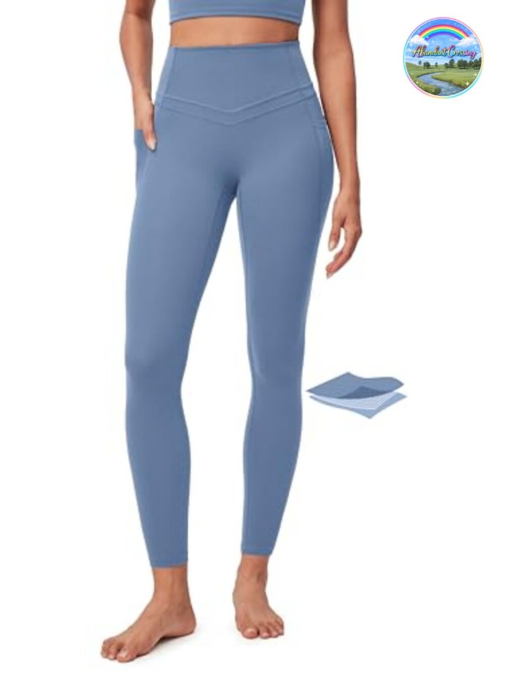 IUGA Compression Leggings with Pockets Tummy Control High Waisted Yoga Pants